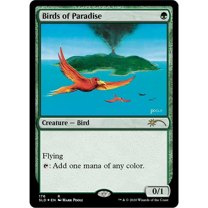 Image for Birds of Paradise (176) (176) (SLD) - Magic: The Gathering