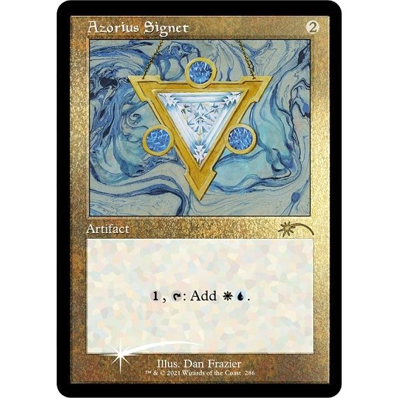 Image for Azorius Signet (Foil Etched) (286) (SLD) - Magic: The Gathering