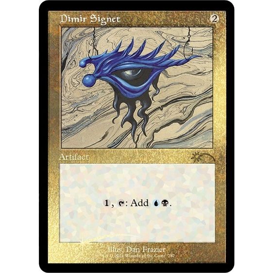 Image for Dimir Signet (Foil Etched) (287) (SLD) - Magic: The Gathering