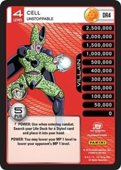 Image for Cell - Unstoppable (Rainbow Parallel Foil) (DR4) (PER) - Dragon Ball Z TCG