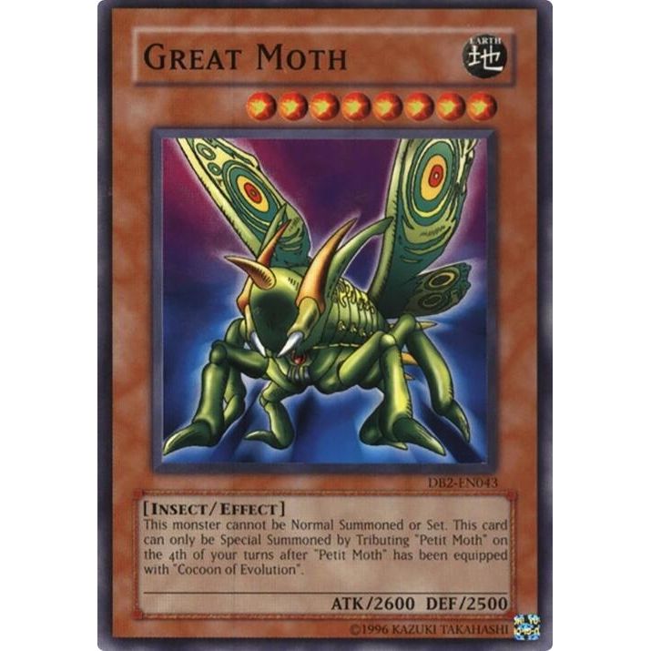 Image for Great Moth (DB2-EN043) (DB2) - YuGiOh