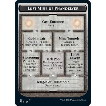 Image for Lost Mine of Phandelver // Skeleton Double-Sided Token (21 // 6) (AFR) - Magic: The Gathering