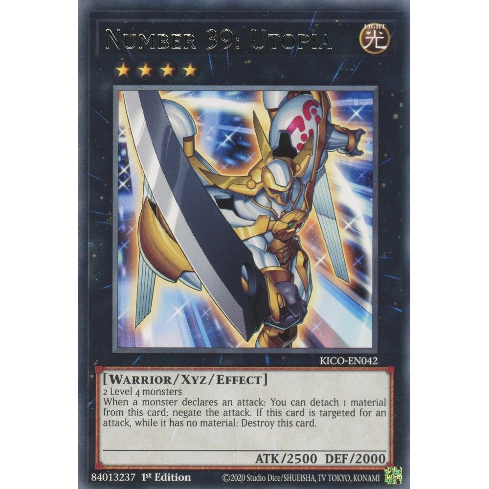 Image for Number 39: Utopia (KICO-EN042) (KICO) - YuGiOh