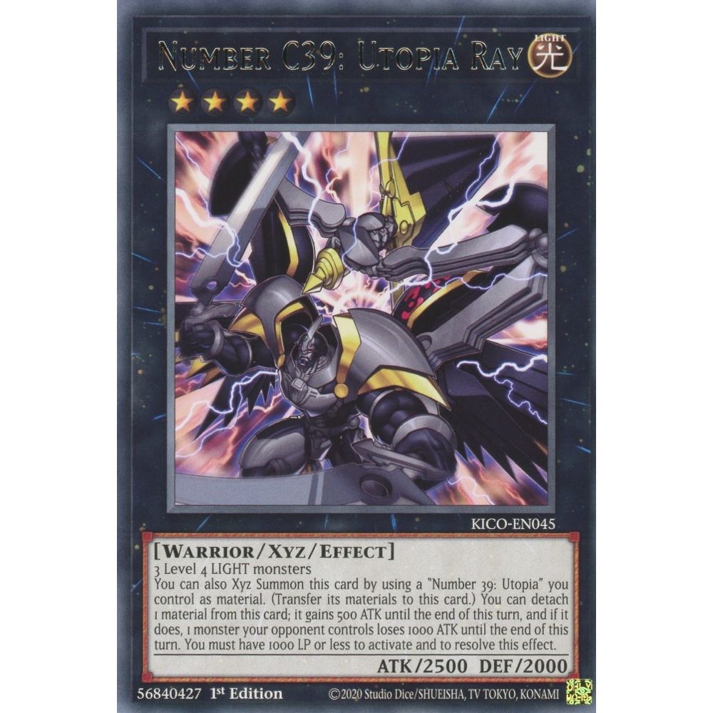 Image for Number C39: Utopia Ray (KICO-EN045) (KICO) - YuGiOh