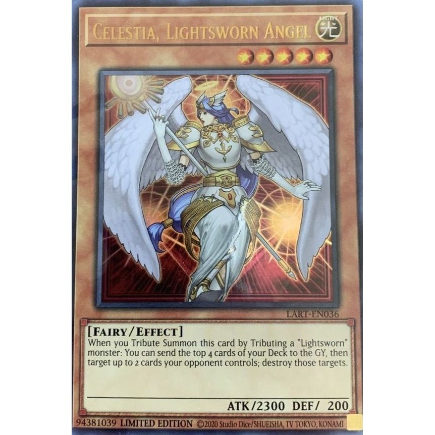 Image for Celestia, Lightsworn Angel (LART-EN036) (LART) - YuGiOh