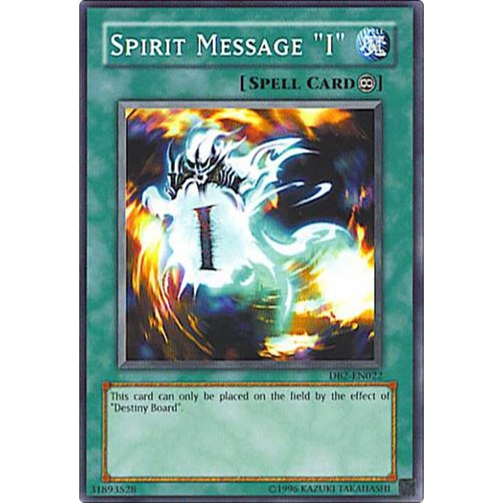 Image for Spirit Message "I" (DB2-EN022) (DB2) - YuGiOh