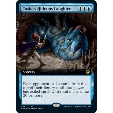 Image for Tasha's Hideous Laughter (Extended Art) (368) (AFR) - Magic: The Gathering