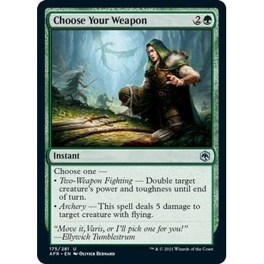 Image for Choose Your Weapon (175) (AFR) - Magic: The Gathering