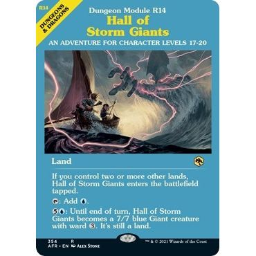 Image for Hall of Storm Giants (Dungeon Module) (354) (AFR) - Magic: The Gathering