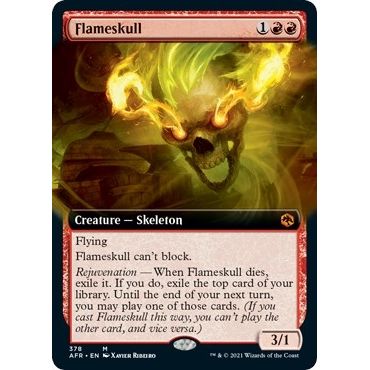 Image for Flameskull (Extended Art) (378) (AFR) - Magic: The Gathering