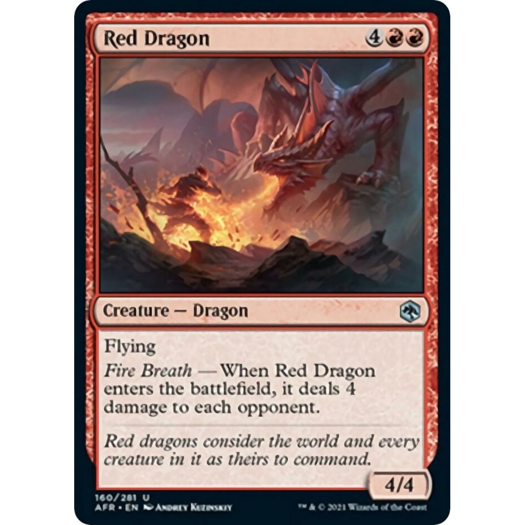 Image for Red Dragon (160) (AFR) - Magic: The Gathering