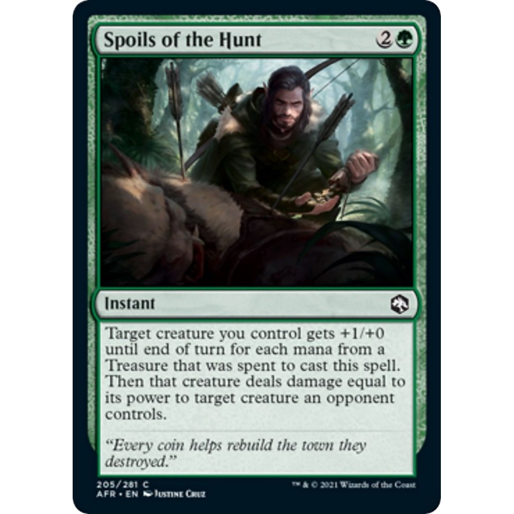 Image for Spoils of the Hunt (205) (AFR) - Magic: The Gathering