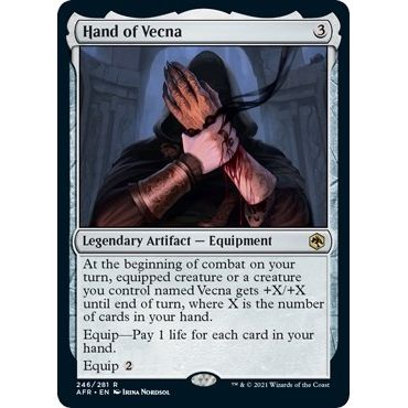 Image for Hand of Vecna (246) (AFR) - Magic: The Gathering
