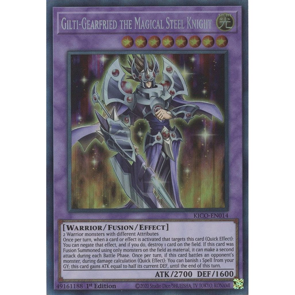 Image for Gilti-Gearfried the Magical Steel Knight (CR) (KICO-EN014) (KICO) - YuGiOh