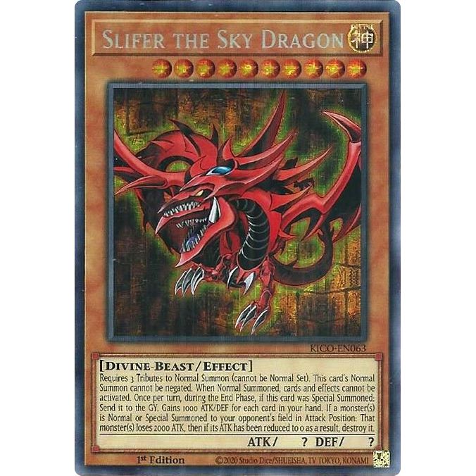 Image for Slifer the Sky Dragon (Secret Pharaoh's Rare) (KICO-EN063) (KICO) - YuGiOh