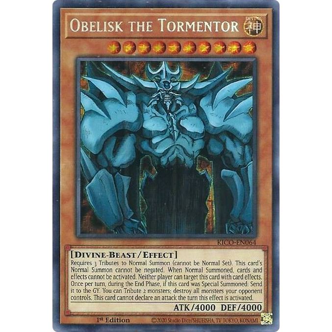 Image for Obelisk the Tormentor (Secret Pharaoh's Rare) (KICO-EN064) (KICO) - YuGiOh