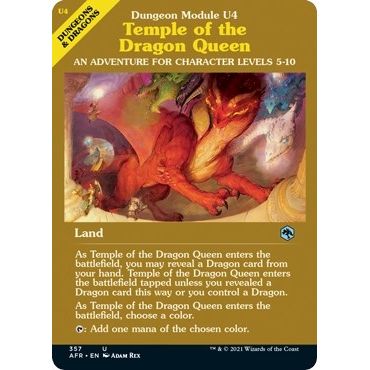 Image for Temple of the Dragon Queen (Dungeon Module) (357) (AFR) - Magic: The Gathering