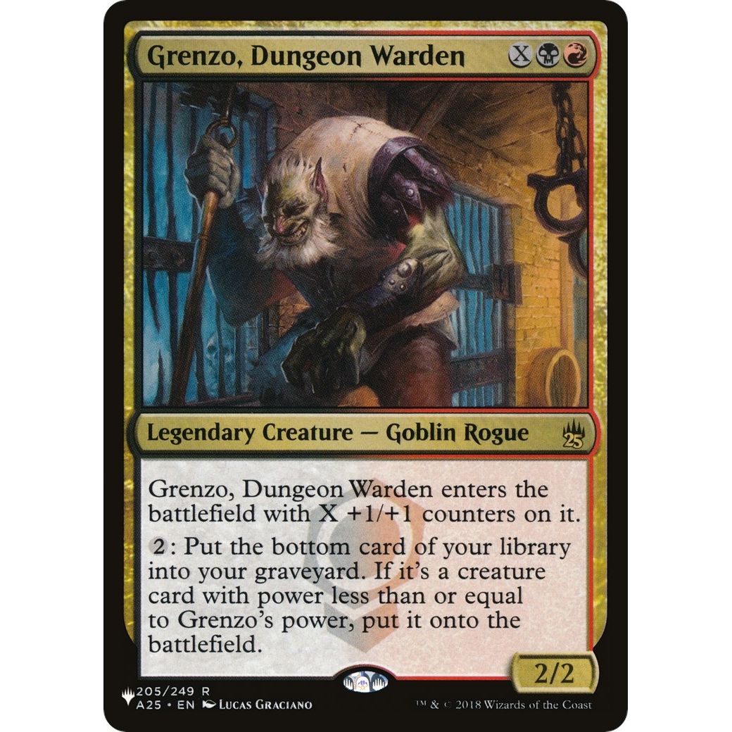 Image for Grenzo, Dungeon Warden (205/249) (LIST) - Magic: The Gathering