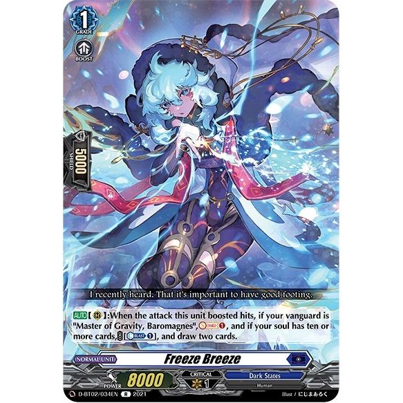 Image for Freeze Breeze (D-BT02/034EN) (D-BT02) - Cardfight Vanguard