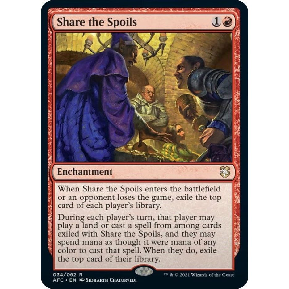 Image for Share the Spoils (34) (AFC) - Magic: The Gathering