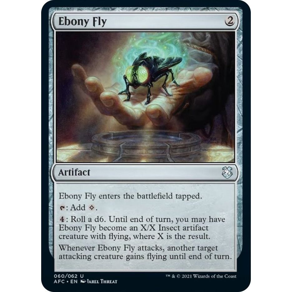 Image for Ebony Fly (60) (AFC) - Magic: The Gathering