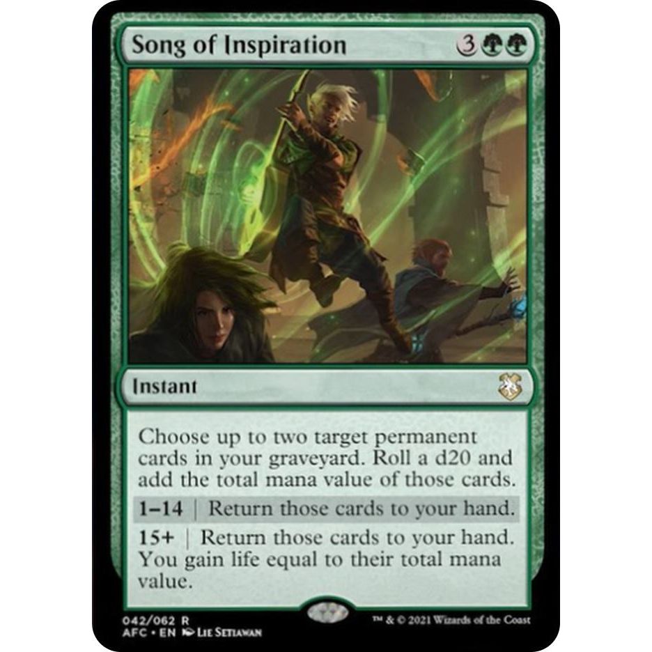 Image for Song of Inspiration (42) (AFC) - Magic: The Gathering