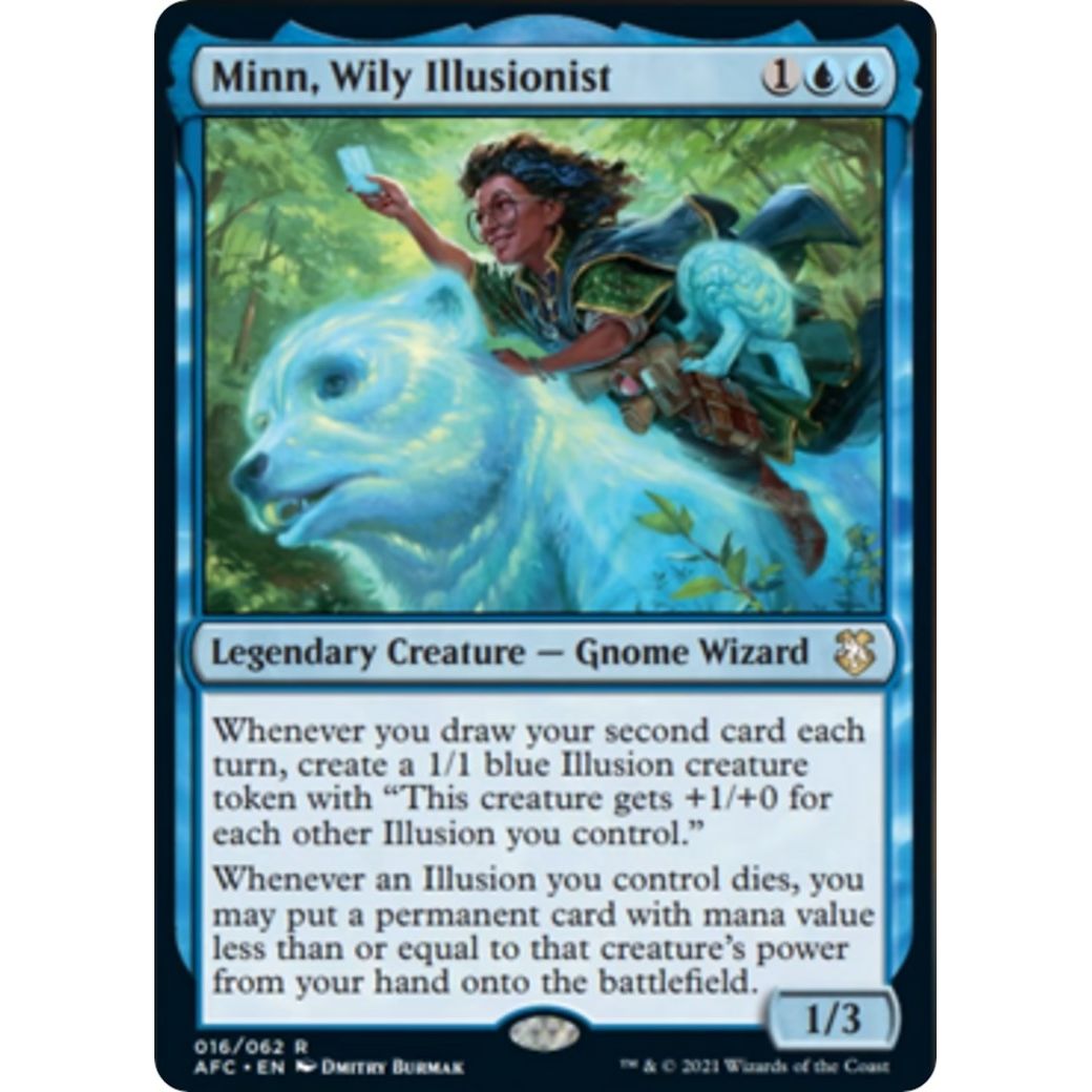 Image for Minn, Wily Illusionist (16) (AFC) - Magic: The Gathering