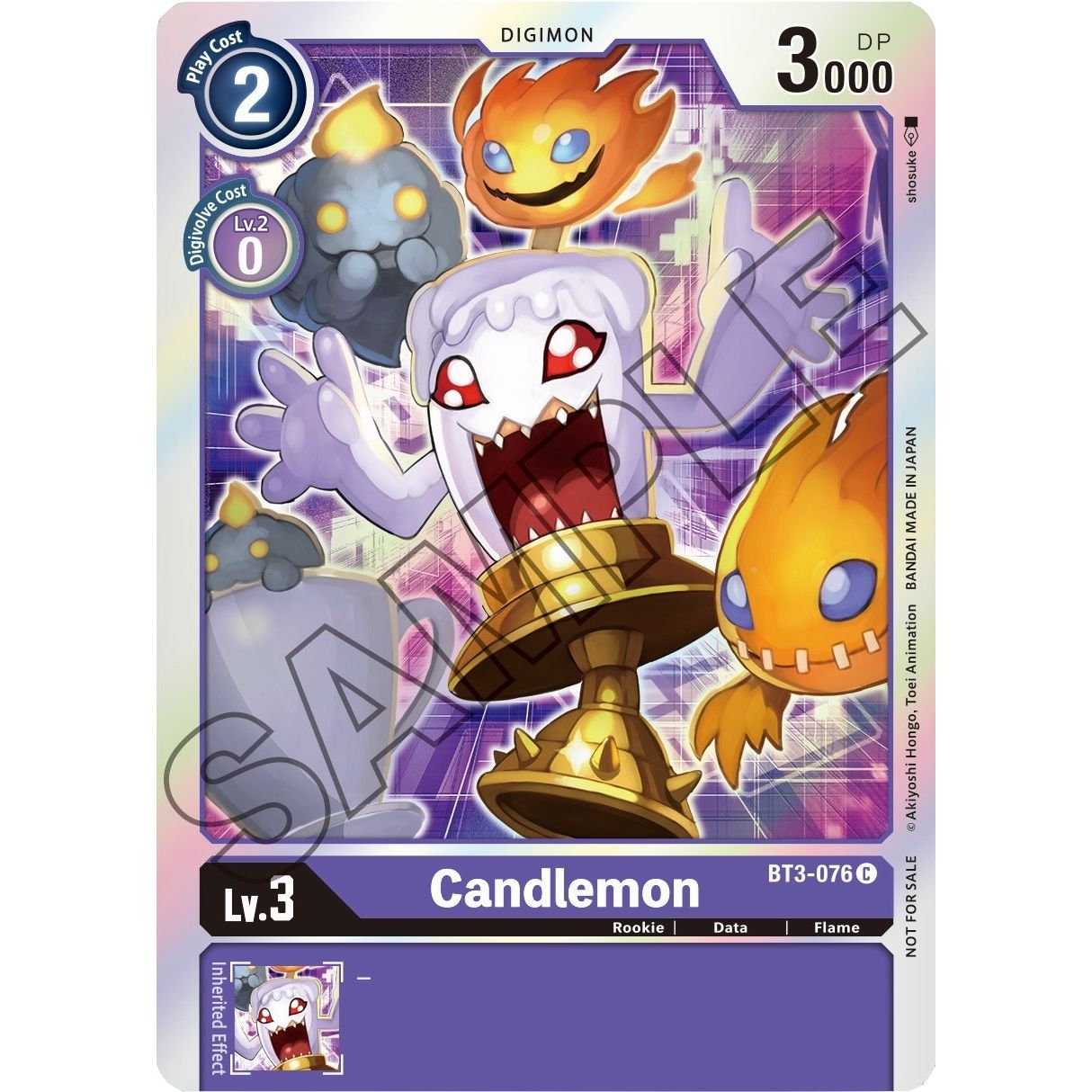 Image for Candlemon - BT3-076 (Event Pack 1) (BT3-076 C) (BT01-03A) - Digimon Card Game