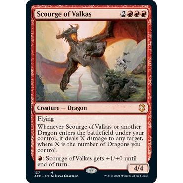 Image for Scourge of Valkas (137) (AFC) - Magic: The Gathering