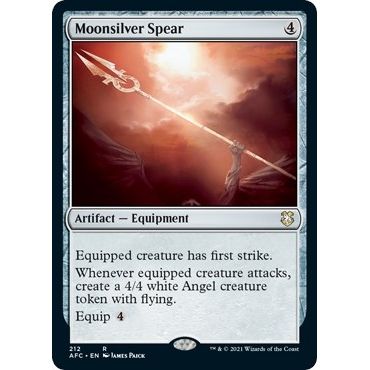 Image for Moonsilver Spear (212) (AFC) - Magic: The Gathering