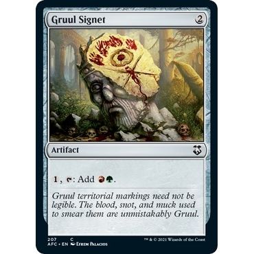 Image for Gruul Signet (207) (AFC) - Magic: The Gathering