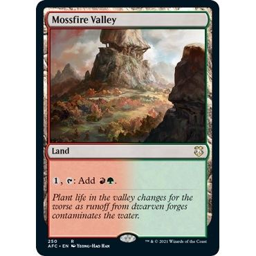 Image for Mossfire Valley (250) (AFC) - Magic: The Gathering