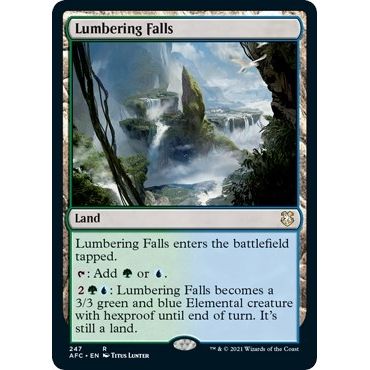Image for Lumbering Falls (247) (AFC) - Magic: The Gathering