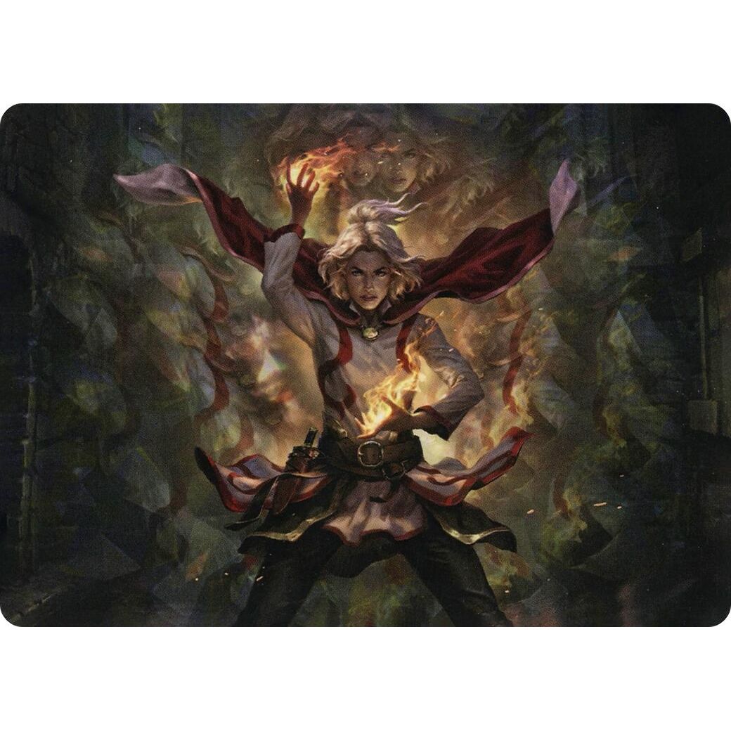 Image for Delina, Wild Mage Art Card (31) (ASAFR) - Magic: The Gathering