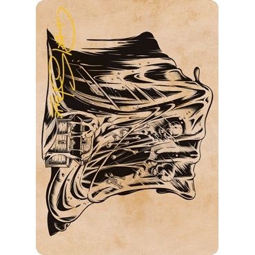 Image for Gelatinous Cube (Showcase) Art Card (Gold-Stamped Signature) (71) (ASAFR) - Magic: The Gathering