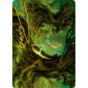 Image for Neverwinter Dryad Art Card (Gold-Stamped Signature) (69) (ASAFR) - Magic: The Gathering