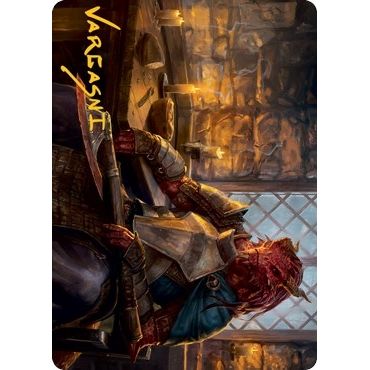 Image for Jaded Sell-Sword Art Card (Gold-Stamped Signature) (47) (ASAFR) - Magic: The Gathering