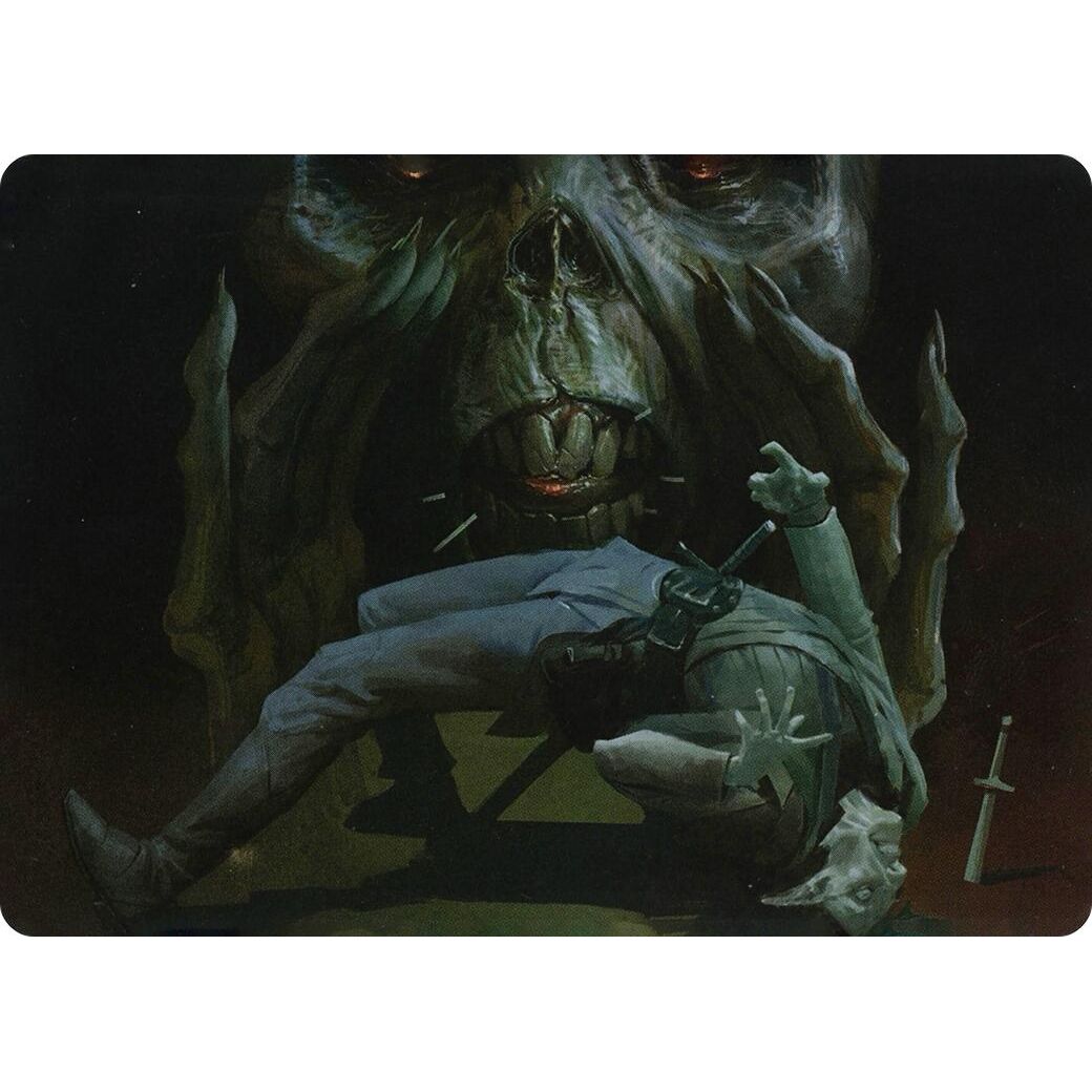 Image for Power Word Kill Art Card (35) (ASAFR) - Magic: The Gathering
