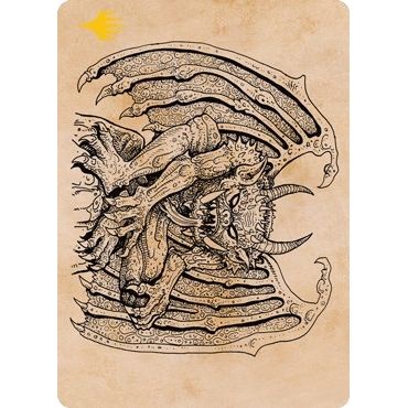 Image for Cloister Gargoyle (Showcase) Art Card (Gold-Stamped) (65) (ASAFR) - Magic: The Gathering