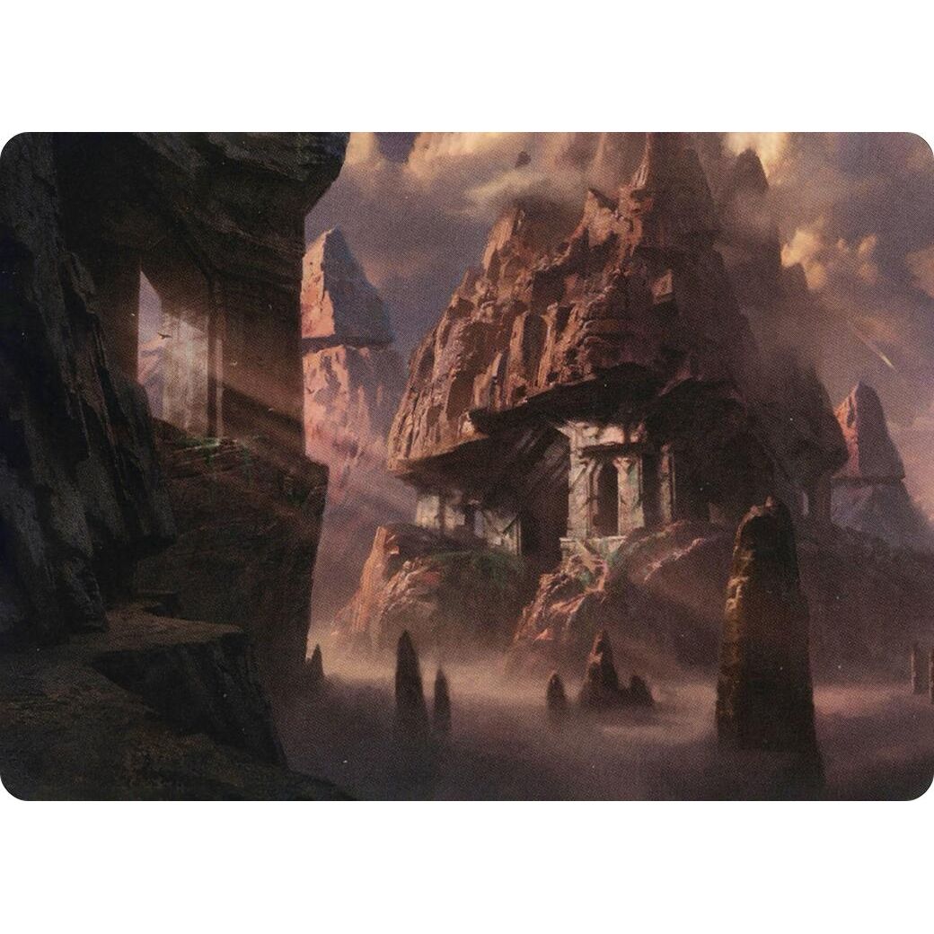 Image for Mountain (62/81) Art Card (62) (ASAFR) - Magic: The Gathering