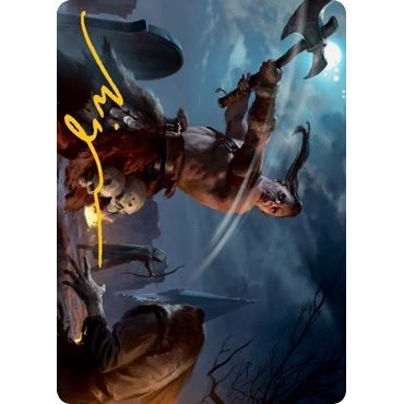 Image for Critical Hit Art Card (Gold-Stamped Signature) (38) (ASAFR) - Magic: The Gathering
