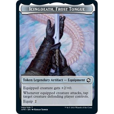 Image for Icingdeath, Frost Tongue Token (2) (AFR) - Magic: The Gathering