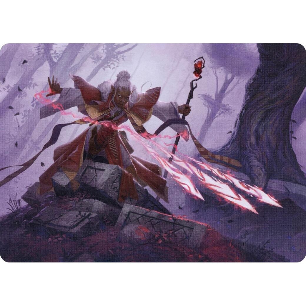 Image for Magic Missile Art Card (48) (ASAFR) - Magic: The Gathering
