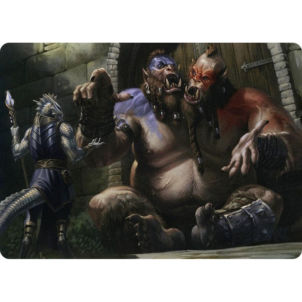 Image for Ettin Art Card (13) (ASAFR) - Magic: The Gathering