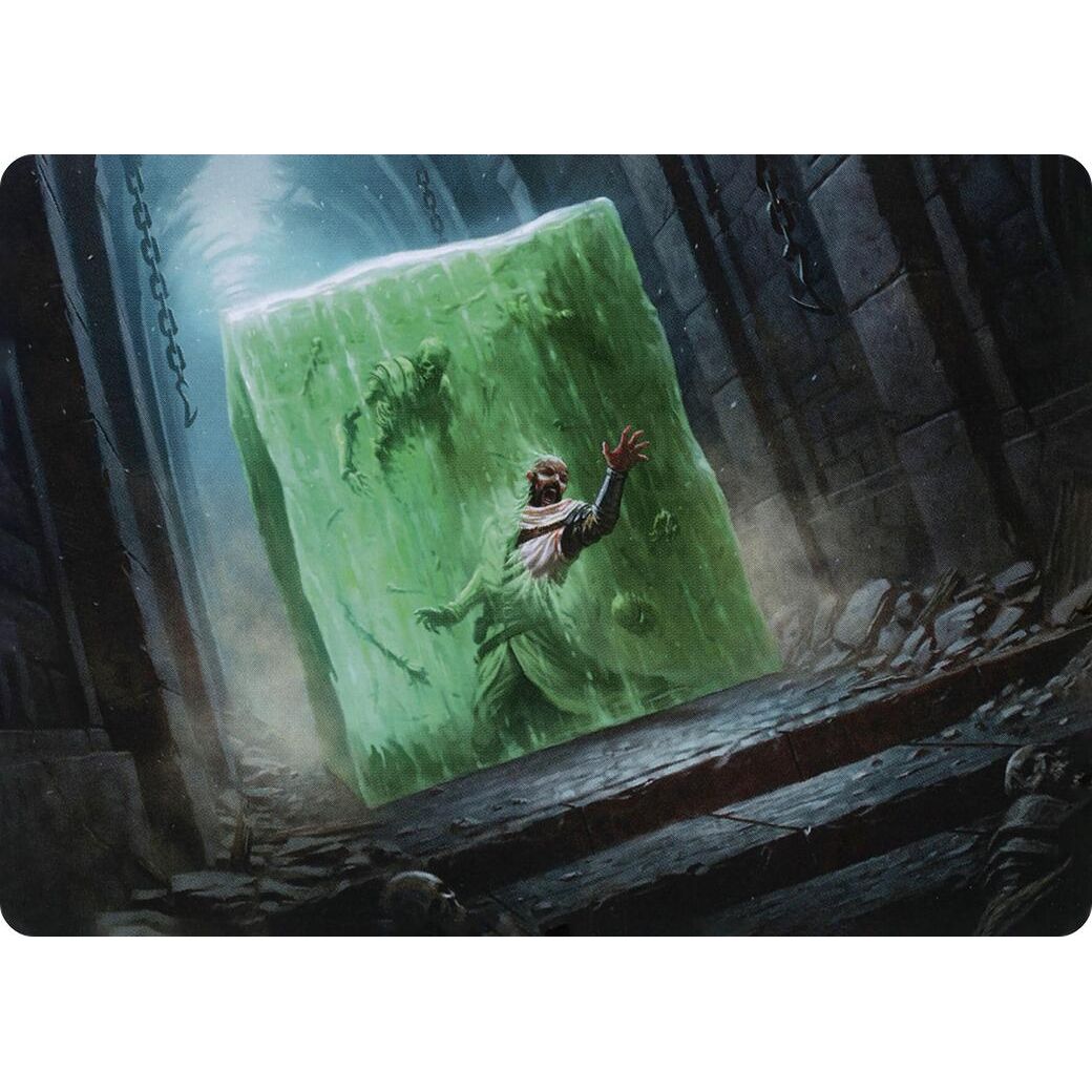 Image for Gelatinous Cube Art Card (7) (ASAFR) - Magic: The Gathering