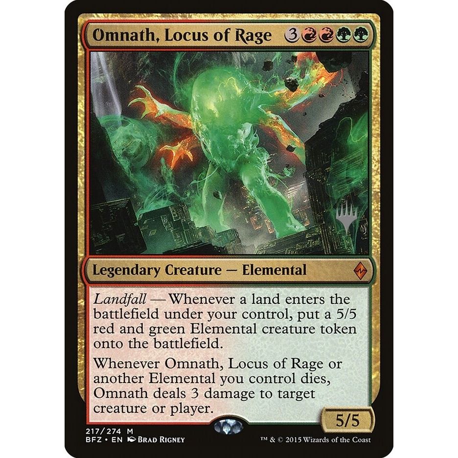 Image for Omnath, Locus of Rage (217) (PPAFR) - Magic: The Gathering