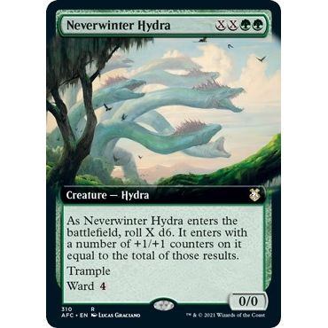 Image for Neverwinter Hydra (Extended Art) (310) (AFC) - Magic: The Gathering
