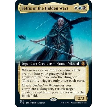 Image for Sefris of the Hidden Ways (Extended Art) (326) (AFC) - Magic: The Gathering