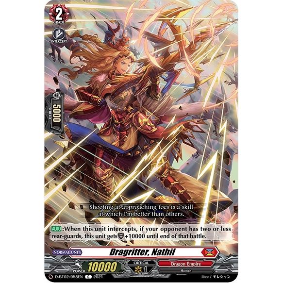Image for Dragritter, Nathil (D-BT02/058EN) (D-BT02) - Cardfight Vanguard