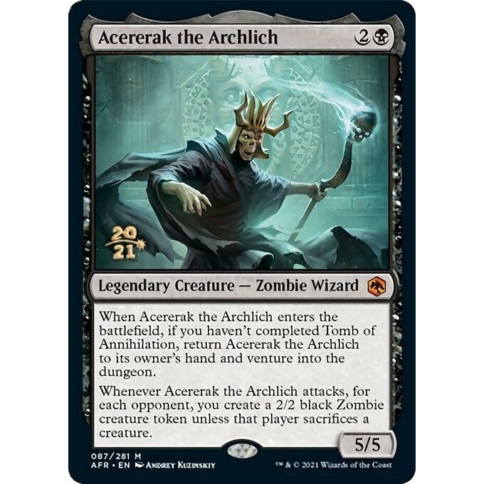 Image for Acererak the Archlich (87) (PRE) - Magic: The Gathering